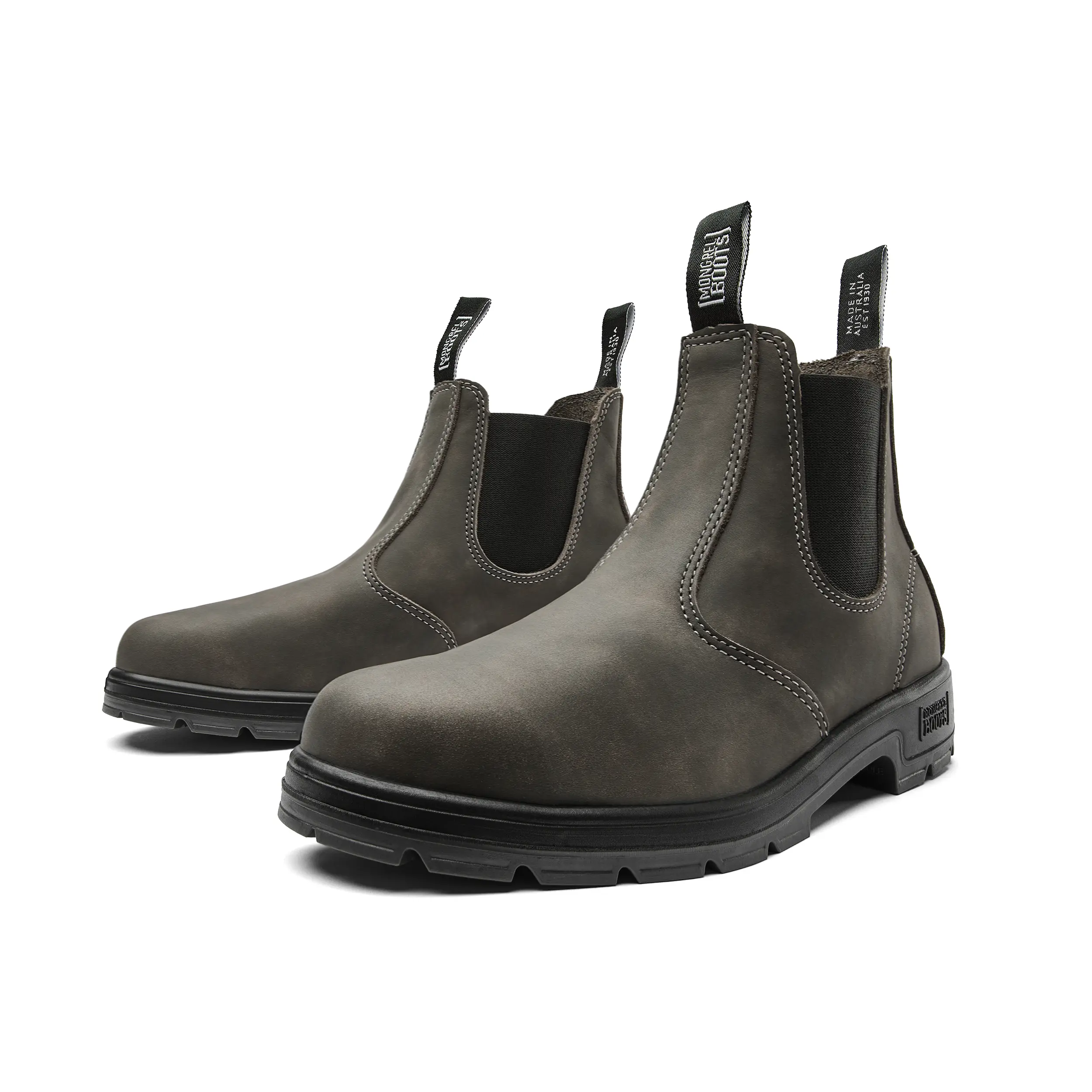 CLOUDY GREY ELASTIC SIDED BOOT